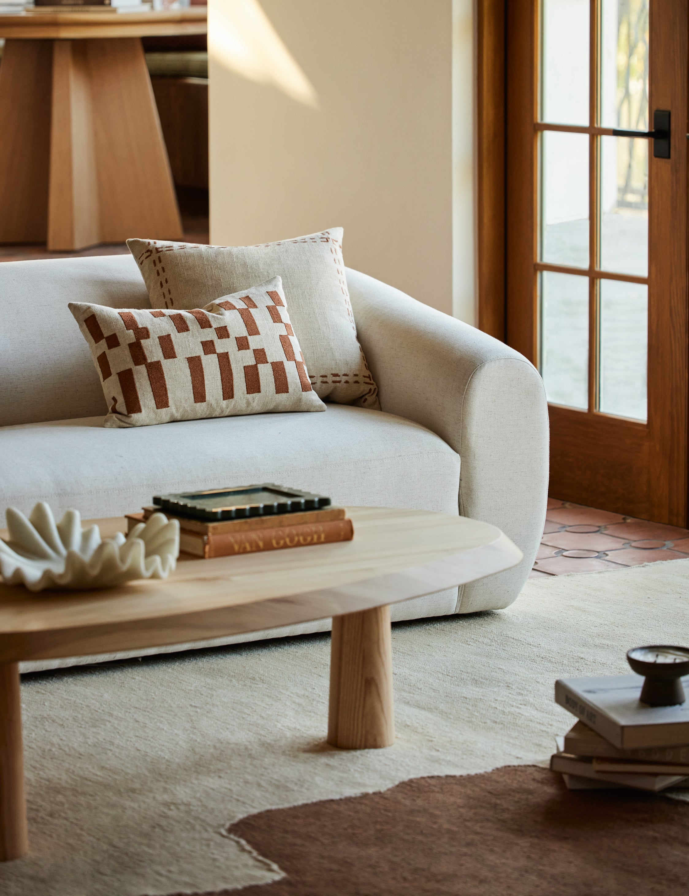 Textured Decorative White Centerpiece - Image 3