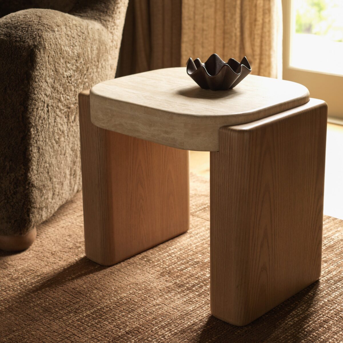 Organic Modern Brown Bowl
